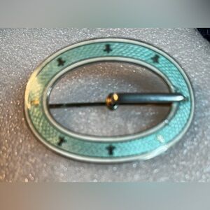 Sterling Silver Sash Buckle of Brooch